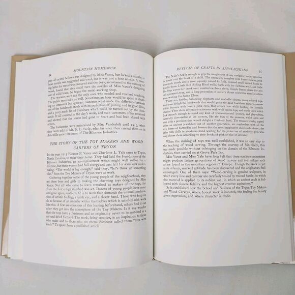 Mountain Homespun by Frances L. Goodrich Folklore Memoir Folk Art Crafts Book - Picture 9 of 11